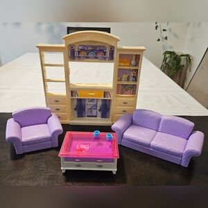 Barbie Living In Style Living Room Furniture Playset